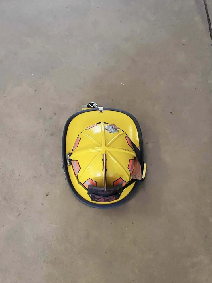 Yellow Firefighter Helmet